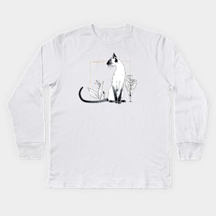 SIAMESE Kids Long Sleeve T-Shirt